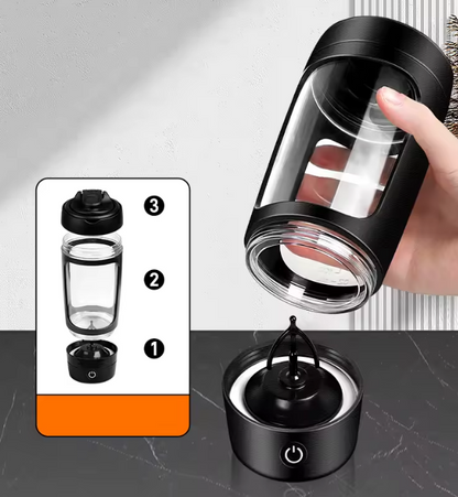 Shaker elétrico portátil de proteína whey de 500 ml com USB