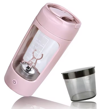 Shaker elétrico portátil de proteína whey de 500 ml com USB